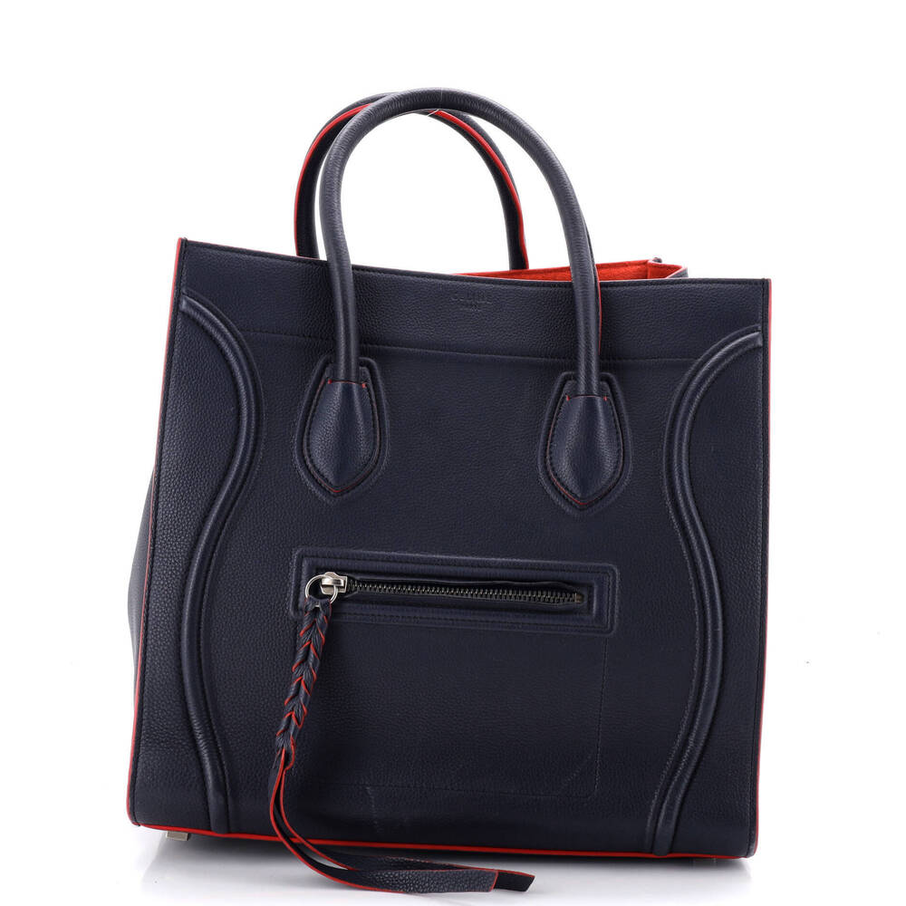 Celine Mini Luggage Bag Grainy Leather